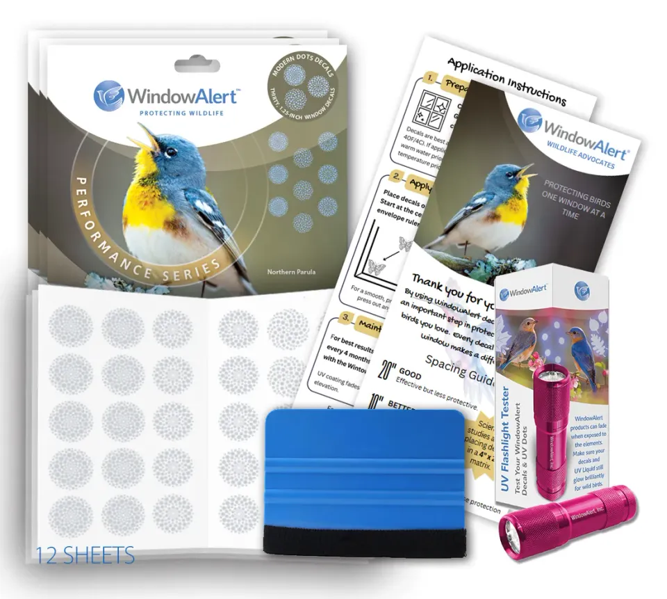 Window Alert Performance samolepky na okná Starter Pack