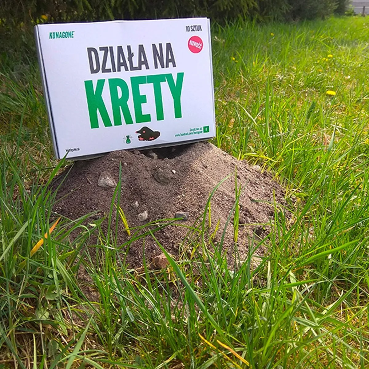 Kunagone na krtkov prírodný odpudzovač do pôdy