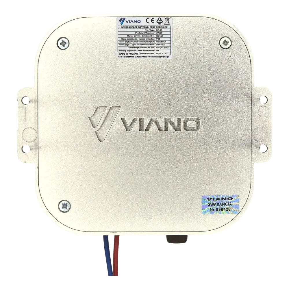 Viano OS8 Power Strob odpudzovač kún do auta s radarom